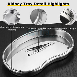 เครื่องมือผ่าตัดที่ใช้งานสะดวก  กรรไกรคุณภาพสูง บริการผลิตแบบ OEM ถาดใส่ไต - Product Image 5
