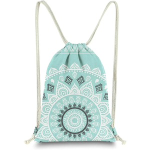 2026 Sublimated <b>Drawstring</b> <b>Backpack</b> String Bag Casual Outdoor Sports Gym Beach Daypack Draw String Bags - Product Image 1