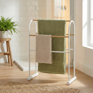 Calentador Portátil Moderno de Acero y Hierro de Taiwán MIT, Toallero Móvil de Hierro Fundido con Recubrimiento en Polvo para Uso Doméstico y Hotelero - Product Image 1