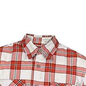 Mens Button Down Check Shirt Luxury Flannel Casual Outdoor Fashion Shirt Private Label Manufacturer Direct - Product Image 2