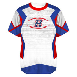 Uniforme de Fútbol Americano Personalizado para Equipo, Talla Grande, Impreso, Transpirable, de Secado Rápido, Jersey de Alta Calidad 100% Poliéster - Product Image 1