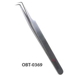 Pinzas profesionales de Extensión de pestañas de acero inoxidable con punta puntiaguda de 90 grados Pinzas de pestañas de calidad premium - Product Image 2