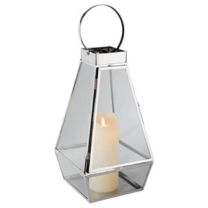 Contemporary Metal <b>Lantern</b> With Elegant Design For Balcony Patio Garden And Indoor Decorative Use - Product Image 4