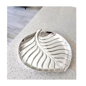 Plateau de service en acier inoxydable pour café et thé, vente en gros - Product Image 1