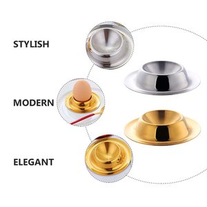 Premium Quality Wholesale High Quality Restaurant Kitchen Creative <b>Egg</b> Cups Stainless Steel Soft Boiled <b>Egg</b> Holder - Product Image 3