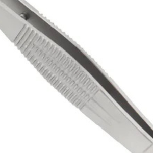 Pinzas de Sutura Manuales 1x2 Dientes 0.12 mm Mango Ancho 11.5 cm Microcirugía Oftálmica Acero Inoxidable Quirúrgicas de Precisión - Product Image 5