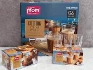 แก้วชา Anax Classic Cutting Chai Pyali 70 มล. แบบใส ทนทาน ใช้สำหรับใส่อาหารได้ พกพาสะดวก (ชุด 6 ใบ) - Product Image 4