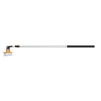Brosse de pulvérisation à eau portable X2 avec perche télescopique de 3,6 à 11,4 m, brosse de nettoyage manuelle pour panneaux solaires photovoltaïques, fenêtres et murs extérieurs