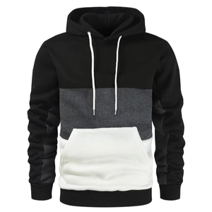 Sudadera con Capucha para Hombre Jaycan Sports Manufacturers, 100% Poliéster, Diseño Color Block, Tejida, Informal, Cortavientos - Product Image 4