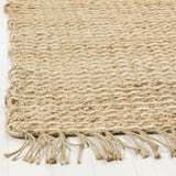 Tapis en paille naturelle fait main personnalisé, style bohème vintage, décoration de maison de style farmhouse pour salle de prière, salle de bain, cuisine avec logo - Product Image 6