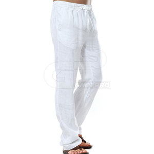 Pantalones de Lino para Hombre, Transpirables, Cómodos, Ideales para Viajes, Gimnasio, Entrenamientos y Uso Diario - Product Image 3