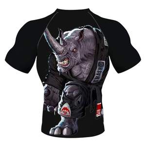Camiseta de Compresión de Alta Calidad para Entrenamiento de MMA, Sublimada, con Protección Contra Rozaduras, Marca OEM - Product Image 2