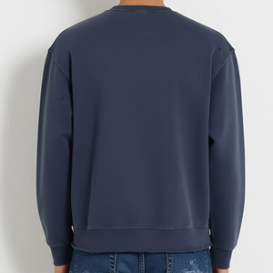 Custom Distressed Crew Neck <b>Sweatshirt</b> <b>Vintage</b> Washed Oversized Pullover Heavyweight Streetwear Men's Casual Cotton <b>Sweatshirt</b> - Product Image 5