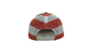 Vietnam Made Trucker Hat with Custom 6 Panel Embroidery Structured Cool Mesh, American Style for Adults, Eye Catching Fashion - Product Image 3