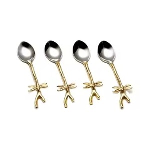 Modern Style Stainless Steel Tea & Coffee <b>Spoon</b> Set with Sugar Stirring and Dessert Cutlery Mirror Polish Durable <b>Table</b> Decor - Product Image 1