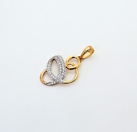 Colgante de Diamante de Corte Redondo en Oro Amarillo de 14K para Mujer, Opciones de Diamantes Cultivados en Laboratorio y Naturales, Color D a G, Claridad IF a SI2, Regalo de Joyería