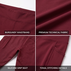 Leggings d'équitation pour femmes, extensibles dans 4 directions, à compression, avec assise intégrale, taille haute, couleur personnalisable, modèle standard - Product Image 6