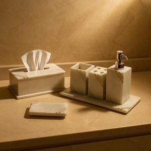 Luxury vanity collection spa inspired <b>bathroom</b> <b>accessories</b> hotel style <b>bathroom</b> decor designer <b>bathroom</b> <b>set</b> premium home decor - Product Image 2