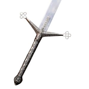 Espada de Acero Inoxidable con Hoja Recta, Cuchillo de Combate con Mango de Madera, Personalizable OEM, Grosor de Grado Industrial - Product Image 5