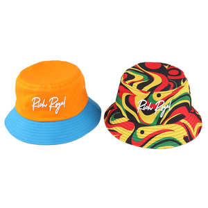 Chapeau bob d'été en coton 100% personnalisé, imprimé et brodé avec logo de créateur, qualité supérieure, fabriqué au Pakistan - Product Image 2