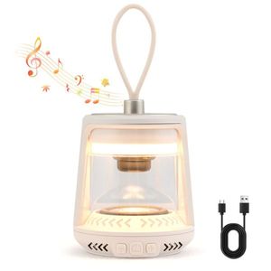 Lanterna LED Impermeabile Bianca con Altoparlante, Alimentazione USB/Batteria per Pesca, Escursionismo, Arrampicata, Auto, Hotel, Illuminazione Tende - Product Image 1