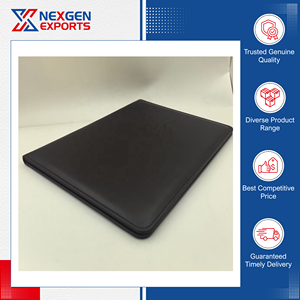 Carpeta de Presentación de Cuero PU de Primera Calidad, Estilo Moderno, Logotipo Personalizado, Disponible en Grandes Cantidades, Origen India - Product Image 5