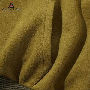 เสื้อฮู้ดซิปผู้ชายขายดีที่สุด บริการ OEM ราคาขายส่ง เสื้อฮู้ดซิปผู้ชาย ผ้าฝ้าย 100% - Product Image 5