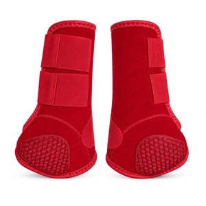 Botas de Neopreno para Caballos, Protectores de Patas Equinas de Primera Calidad para Entrenamiento Deportivo, Equitación, Carreras, Salto y Uso Diario en la Establa - Product Image 2