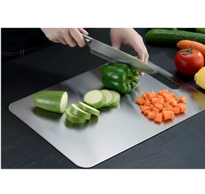 Tabla de cortar de acero inoxidable antideslizante para cortar verduras y frutas, precio económico, de UF INTERNATIONAL - Product Image 1