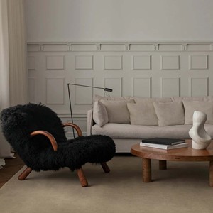 Tapis en laine massif, tapis moderne tufté à la main, tapis uni de qualité supérieure, tapis pour salon, chambre à coucher, décoration contemporaine pour la maison - Product Image 2