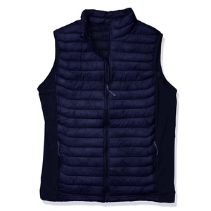 เสื้อกั๊กเสื้อกั๊กผู้ชายสำหรับฤดูหนาวเสื้อกั๊กบุนวมเสื้อกั๊กน้ำหนักเบามีซิปปกตั้งสำหรับกลางแจ้ง - Product Image 2