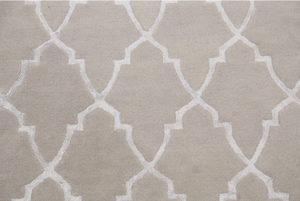 Tapis oriental en laine KNOTS RUG, motif tigre bleu, tufté à la main, rectangulaire, pour salon, bureau, à poils moyens. - Product Image 3