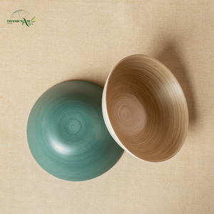 ชามไม้ไผ่ งานแฮนด์เมดจากไม้ไผ่ธรรมชาติ ดีไซน์มินิมอล ใช้แล้วทิ้งได้ เป็นมิตรกับสิ่งแวดล้อม ทนทานเหนือกาลเวลา เหมาะสำหรับบ้านและร้านอาหารระดับพรีเมียม - Product Image 6