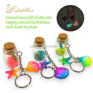 Llavero de Botella de Arena con Efecto Luminoso y Patrón Animal, Impresión UV, Duradero, Regalo de Recuerdo - Product Image 3