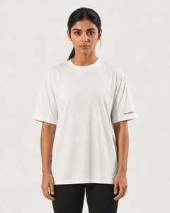 Camiseta Básica para Mujer, Lisa, Informal, de Algodón, Manga Corta, Prenda Básica al por Mayor, Marca Privada OEM - Product Image 3