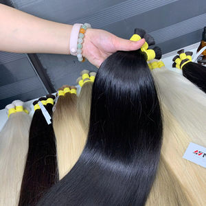 Extensiones de Cabello Humano Virgen Vietnamita de Alta Calidad, Precio de Fábrica, 100g a Granel, Disponible en Todos los Colores, 70 cm de Largo - Product Image 1