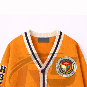 Suéter Cárdigan Universitario Personalizado HBCU |   Suéter sin mangas con botones frontales |   Ropa de Calle Ecológica 100% Algodón - Product Image 2