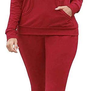 Ensemble de survêtement pour homme en coton doux et écologique, sweat-shirt à manches longues, pantalon droit, confortable, respirant, décontracté pour l'hiver, jogging - Product Image 6