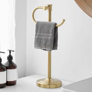Porte-serviettes en laiton poli, écologique, durable, personnalisable, fait main, de luxe, pour salle de bain, accessoires pour la maison - Product Image 3