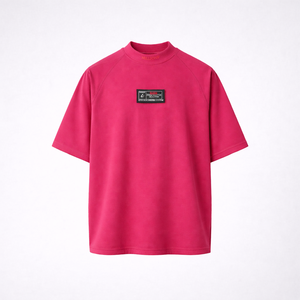 T-shirts surdimensionnés vintage pour hommes en coton 100% de haute qualité, couleur personnalisée, patchs logo personnalisés, impression sérigraphique, tricotés - Product Image 6