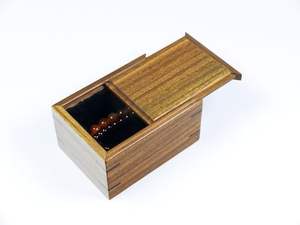 Caja de Madera Tallada de Lujo con Tapa Deslizante, Almacenamiento Ecológico Clásico para Joyas, Recuerdos, Tesoros, Objetos Vintage - Product Image 5