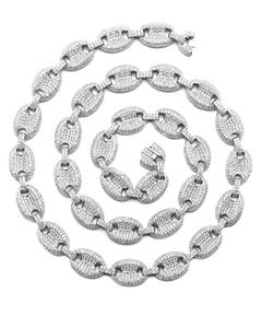 Chaîne cubaine en argent 925 avec moissanite certifiée GRA – Collier de mode personnalisé, accessoire tendance pour hommes et femmes - Product Image 3