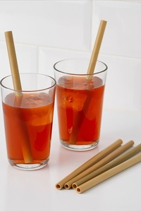 New Stylish Reusable <b>Bamboo</b> Eco-Friendly Beverage <b>Straws</b> for Restaurants Outdoor Catering Party Drink Serving Cocktail Bars - Product Image 1