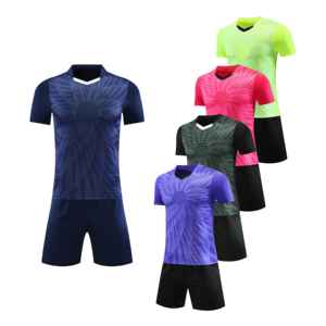 ชุดฟุตบอลคุณภาพสูง แห้งเร็ว ป้องกันรอยยับ ระบายความชื้น ทนต่อแรงกระแทก ยืดหยุ่น น้ำหนักเบา ทนทาน พร้อมโลโก้สั่งทำได้ - Product Image 6