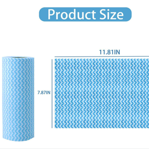 Les lingettes non tissées bleues hygiéniques et propres les plus pratiques pour <span class=keywords><strong>tout</strong></span> ce dont vous avez besoin pour nettoyer et essuyer. - Product Image 2