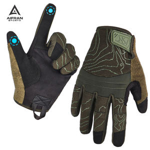 Gants tactiques personnalisés à doigts pleins avec protection rigide, compatibles écran tactile, pour le travail extérieur et la sécurité, pour hommes, avec logo OEM - Product Image 2
