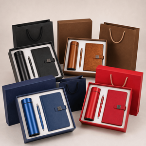 Ensemble Cadeau de Bureau Personnalisé avec Logo, Carnet et Impression UV pour Cadeau d'Entreprise, Stylo OEM, Vente en Gros, Faible MOQ - Product Image 1