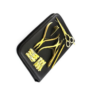 Professional Gold Pro Hair Extensions Tools Kit Micro Link <b>Beading</b> Set Plier Stainless Steel Hair Extension Pliers Loop <b>Needle</b> - Product Image 6