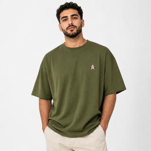 T-shirt pour homme en coton 100% - Coupe ample, léger, confortable, respirant, écologique, idéal pour les activités de loisirs quotidiennes - Product Image 1