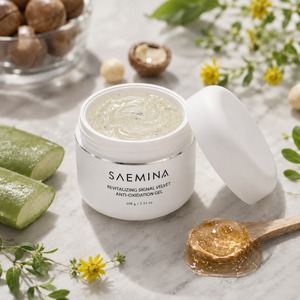 Crema facial calmante, gel facial, crema de aloe vera, cuidado de la piel coreano, cuidado calmante para la piel, gel de aloe vera, gel facial de aloe. - Product Image 6